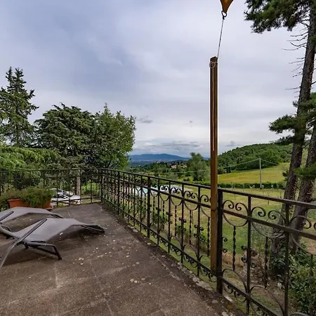 Piccolo Ulivo Ranch With Panoramic Pool Villa Subbiano
